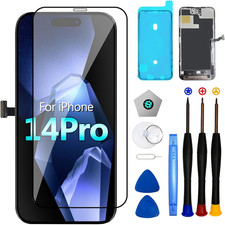 Ecran Complet LCD Pour iPhone 14 Pro HD Vitre Tactile Outils Kit Remplacement