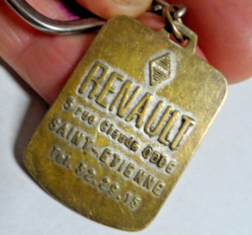 Ancien porte clé métal logo - porte,