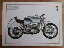 ARTICLE FICHE PHOTO MOTO + DESSIN : MOTO DKW