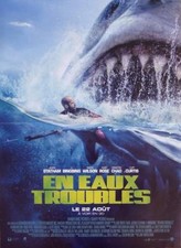 THE MEG - JASON STATHAM / SHARK / JAWS / DEEP SEA - ORIGINAL FRENCH MOVIE POSTER