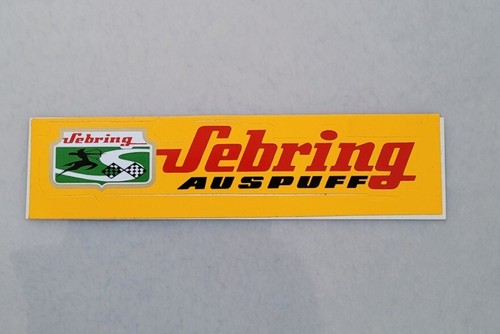 Vintage sticker sebring - vintage,