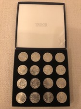 coffret 16 pièces médailles monnaie de paris TRESOR DU PATRIMOINE écu europa