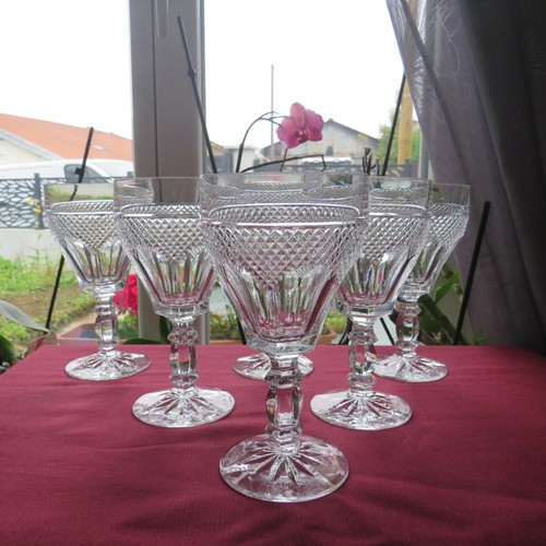 Verres vin rouge cristal - rouge,