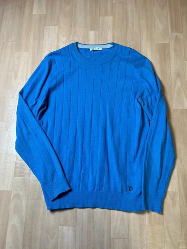 Loro piana pull bleu côtelé - loro,