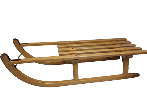 Luge vintage bois - en,