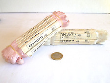 MODE COUTURE 2 ANCIENS PAQUETS D'ÉPAULETTES FOND DE STOCK 