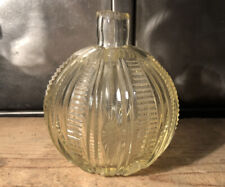 Vase Boule Soliflore Cristal De Bohème Taillé Main H 11 Cm