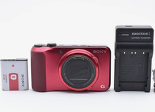 Zoom optique Sony Cyber Shot DSC-HX10V rouge 18,2 mégapixels 16x avec batteri...