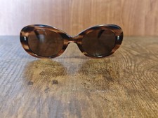 LUNETTES DE SOLEIL VINTAGE CUTLER ET BRUT D'ACÉTATE MARRON LONDRES FABRIQUÉES...