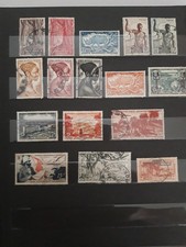 16 Timbres anciens d'Afrique