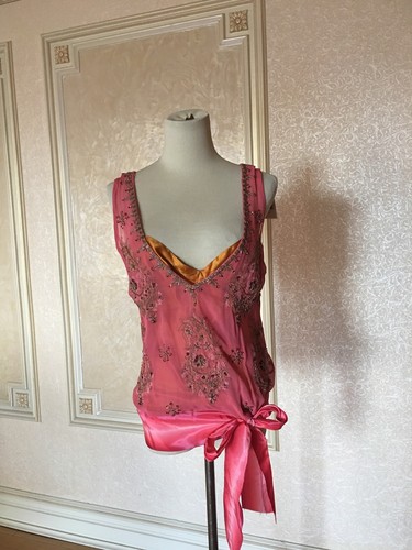 Tracy reese beaded blouse - sz, 6