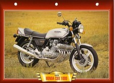 Fiche Moto : HONDA CBX 1000