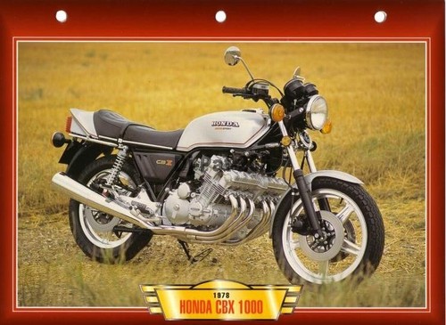 Fiche moto honda cbx 1000 - cbx,