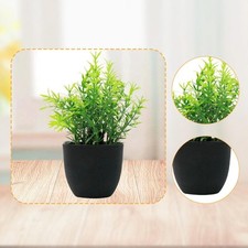 Mini plante artificielle en pot de 19 cm pour salle de bain, bureau, chambre