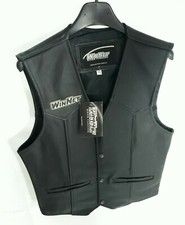 Gilet En Cuir Véritable Vintage Pour Moto Custom HARLEY