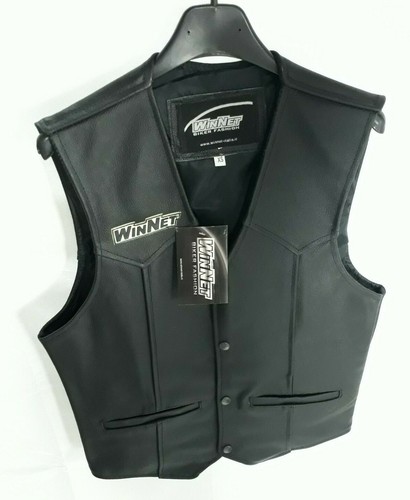 Gilet cuir véritable - cuir,