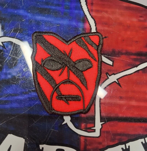 Embroidered kane mask patch - kane,