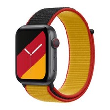 Véritable Apple Montre Nylon Sport Boucle Bracelet Bande 38mm 40mm 41mm -