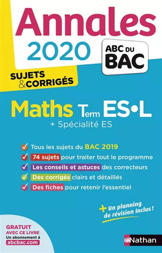 Annales abc bac 2020 - annales,