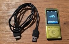 Walkman Sony NWZ-E464 6Gb / Go mp3 couleur vert jaune avec chargeurs 