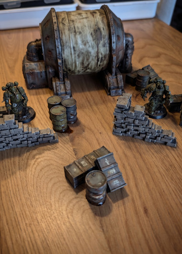 Décor wargame silo - , industriel