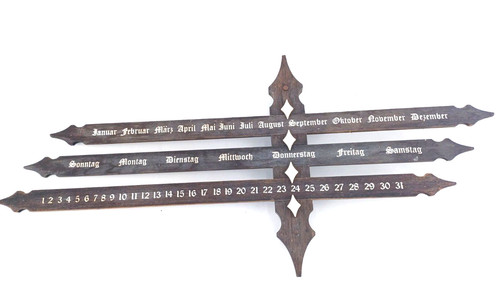 Calendrier perpetuel buco 1595 - calendrier,