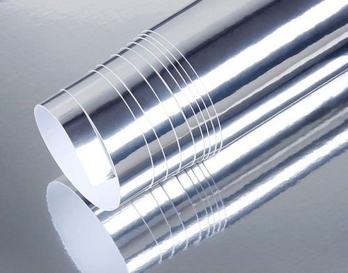 Silver chrome mirror - 12", x