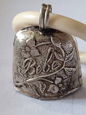 Ma Collection Hochet Ancien Bébé Argent Poinçon Art nouveau Art déco Berceau