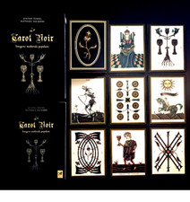 COFFRET LE TAROT NOIR TRES GRANDE CARTES DIVINATOIRE EDITION VEGA