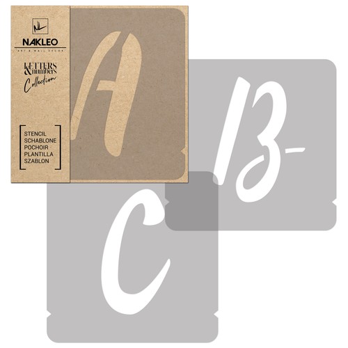 Peinture pochoirs lettres - peinture, de