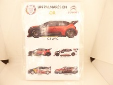 AUTOCOLLANT / STICKER -CITROEN - 3 PLANCHES DE 5 AUTOCOLLANTS - C3 C4 XSARA WRC