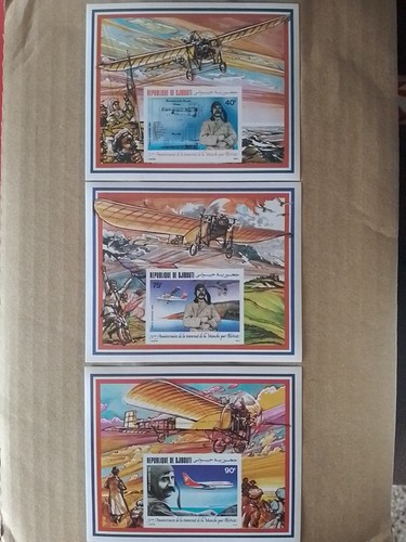 Djibouti louis blériot mnh - blériot,