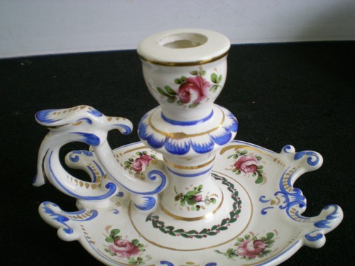 Tres beau bougeoir - en, faience