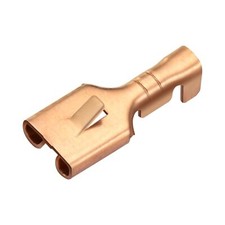 Lot de 100 cosses à sertir femelle à épissure rapide 63 mm Connecteur à serti...