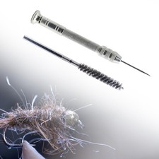 Matériel de montage de mouches, brosses et poinçons, matériel pêche robuste