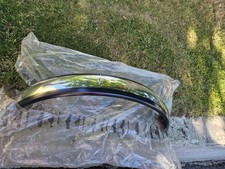 NOS Pare boue velo mobylette garde boue plastique chrome noir MOTOBECANE