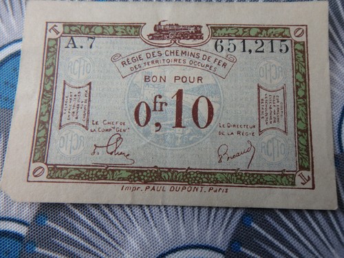 Billet r c - billet, r.c.f.t.o