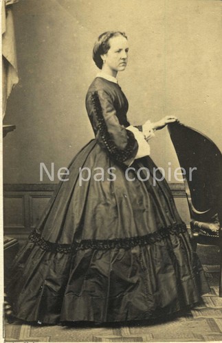 Femme vers 1860 cdv - vers,