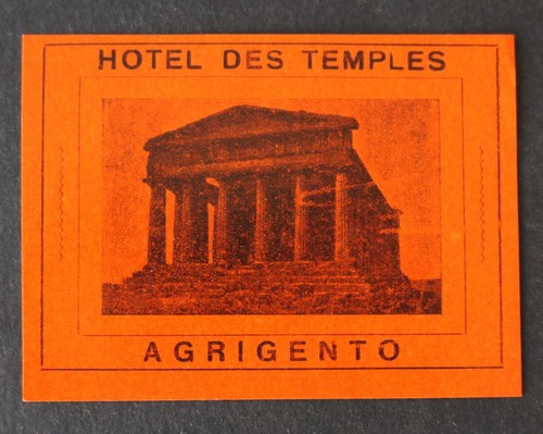 Ancienne étiquette hotel des - ancienne,