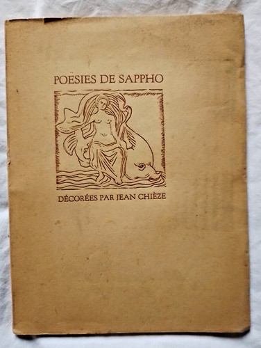 Les poésies sappho de - poésies,