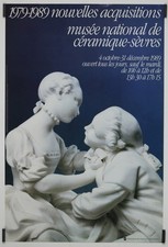 Musée National de céramique Sèvres 1989 Affiche Originale Exposition