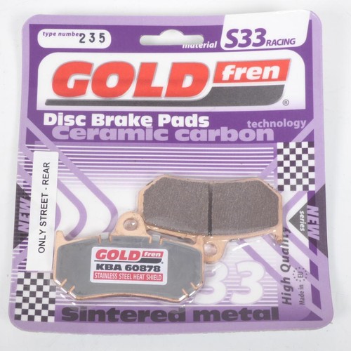Plaquette frein gold - de,