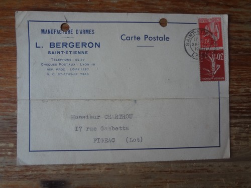 Carte postale manufacture - carte,