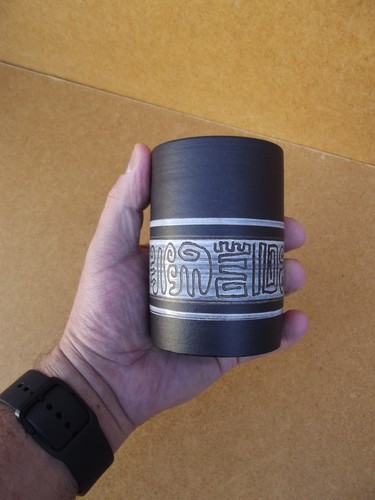 Ancien vase céramique signée - ancien,