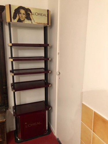 Présentoir lumineux vintage - présentoir,