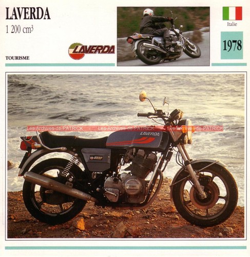 Laverda 1200 1978 fiche moto - laverda,