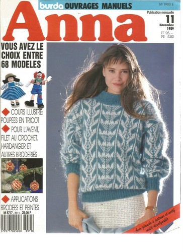 Burda anna 1989 - n°11-1989,
