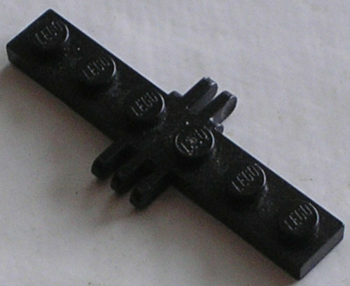 Lego black hinge plate - hinge,