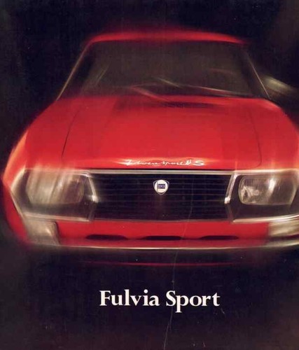 Brochure lancia fulvia - lancia, sport