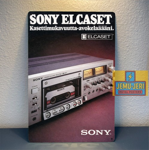 Sony elcaset metal - el-7, poster